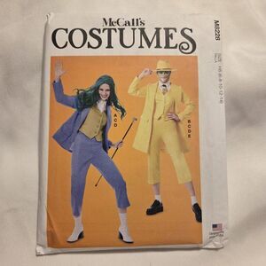 MCCALLS PATTERN M8228 THE MASK COSTUMES MISSES SIZES 6 8 10 12 14 UNCUT NEW